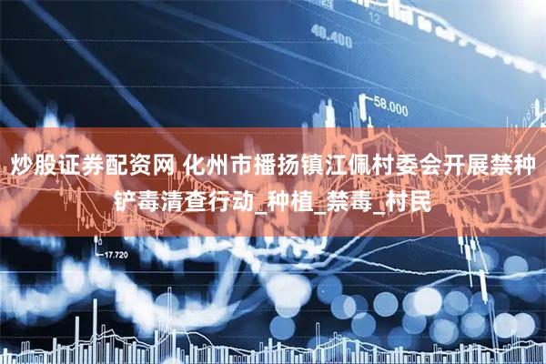 炒股证券配资网 化州市播扬镇江佩村委会开展禁种铲毒清查行动_种植_禁毒_村民