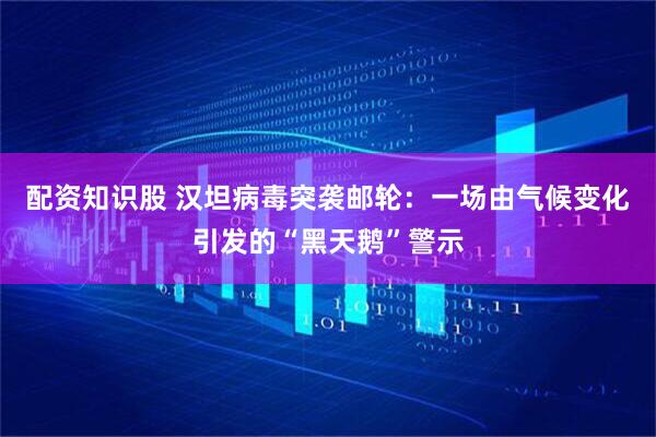 配资知识股 汉坦病毒突袭邮轮：一场由气候变化引发的“黑天鹅”警示